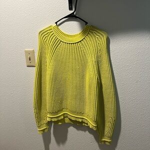 Faded yellow sweater
